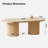 39.38'' W Oval Single Coffee Table-814241052