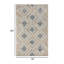 Geometric Area Rug in Natural/Gray-1698393365