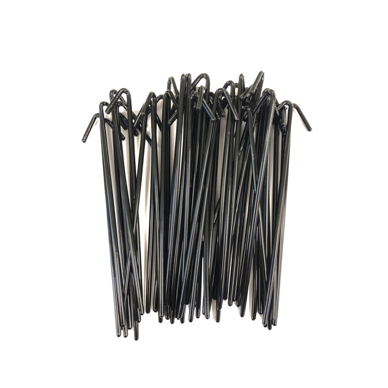 6.5 in. Black Aluminum Ties