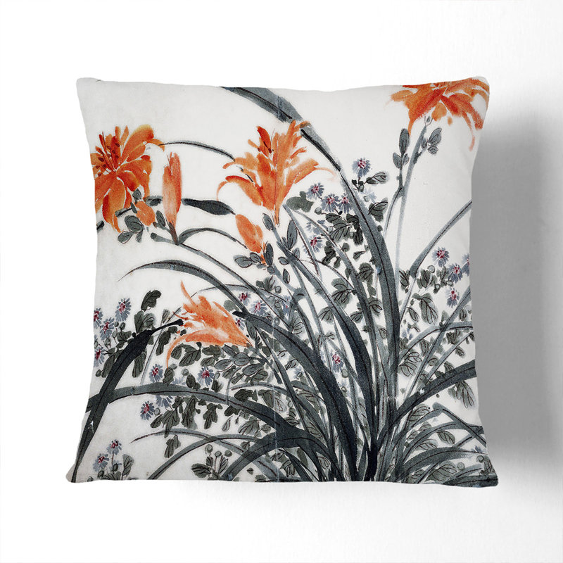 Square Throw Cushion, 40cm H x 40cm W x 15cm D