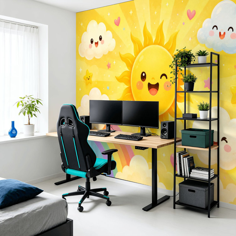 Adhésif mural amovible auto-adhésif, 68.88" L x 96" W