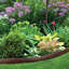 Bordure de pelouse en plastique brun H 5 po x l 480 po-99013516