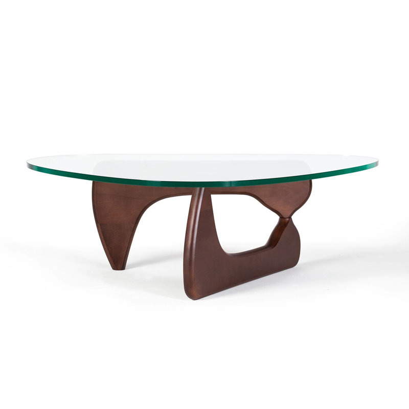 Table basse modern Weiss, Noyer clair
