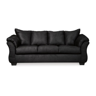 Canapé Dari, polyester classique, accoudoirs coussinés en mousse, 89 po