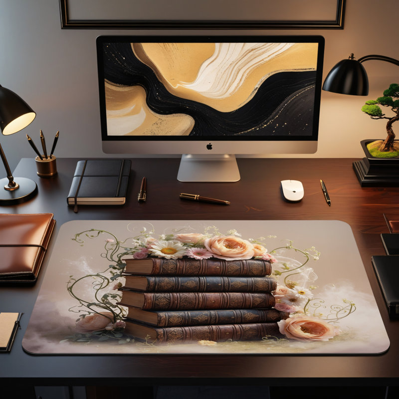 Polyester Desk Pad, 31.5x15.5