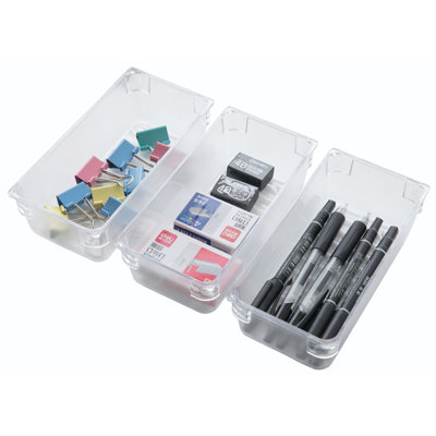 Otero 3 Piece Drawer Organizers Set