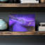 Abstract Waves Abstract Elegant Modern Violet Wall Art Print 1 Piece Wrapped Canvas Wall Art-1110383604