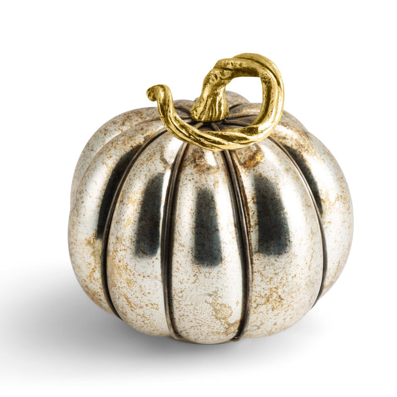 Seasonal 10.75" Pumpkin Sculpture