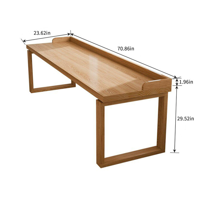 Bureau d'écriture Modern, H 31,48 po x l 70,86 po x P 23,62 po