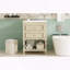 Meuble-lavabo rétro avec lavabo et rangement en céramique-1988974503