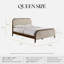 Lit plateforme tapissier Cossette Daphne-1685750731