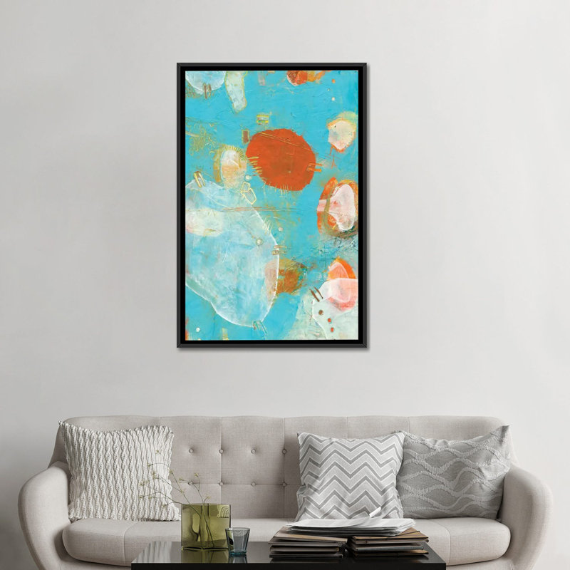 « phenix ii », impression sur toile, H 26 po x l 18 po x P 1,5 po, Toile avec cadre flottant noir, Pas de tapis