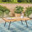 Annancy 2 Seater Wood For Patio - Water Cushions And Style Furniture With Dark Gray Modern Look