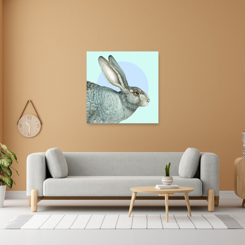 Reproduction d'art mural gris, H 48 po x l 48 po