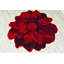Tapis à motif floral rouge Kunzler-349811046