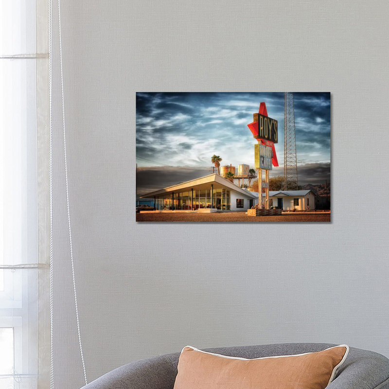 Roys Route 66 - Wrapped Canvas Print