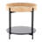 Greely Wood Tray Top End Table with Faux Marble Accents