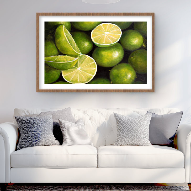 Panier de limes - Imprimé gastronomique pour la maison