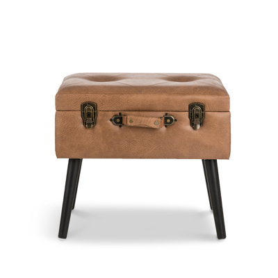 Tabouret de coiffeuse en bois massif Coleridge
