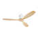 52 Inch Modern Ceiling Fan with Dimmable LED Light and Remote Control 5 ABS Blades 3 Colour Tempearture