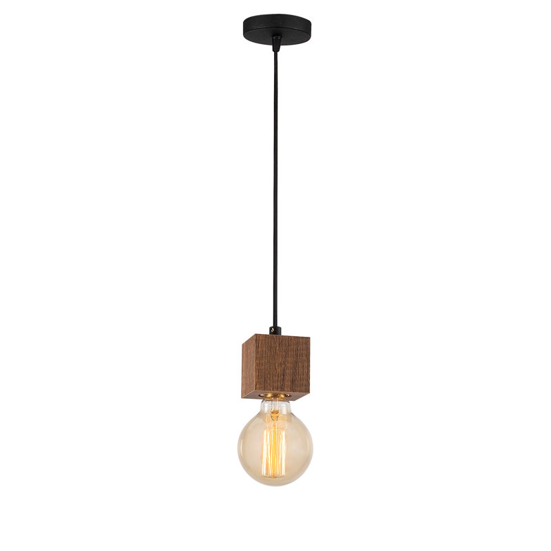 1 - Light Black Single Pendant