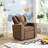 21.3" Wide Velvet Manual Recliner