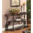 Gretta Merlot 2-Shelf Sofa Console Table