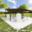 Auvents et pavillons de jardin robustes (avec cadre inclus), patio moderne en acier 12 x 20