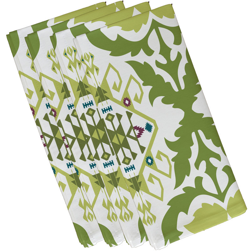 Ensemble de serviettes 4 pièces Alfreda, Vert