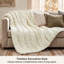 Jeté épais 100% chenille tricoté à la main pour canapé Essential Bedure-105670883