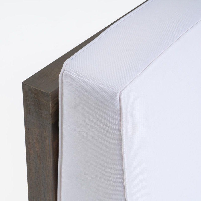 Fauteuil en bois blanc, hauteur de l'emballage : 40,6 cm, largeur : 77,8 cm, profondeur : 66,2 cm, hauteur : 18,5 kg