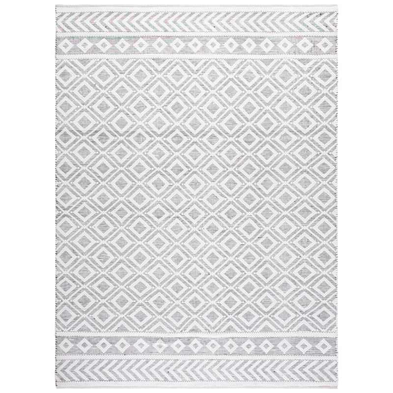 Montauk 178 Hand Woven 80% Paper Chindi; 20% Cotton Machine Washable Geometric Rug, Rectangle 8' x 10'