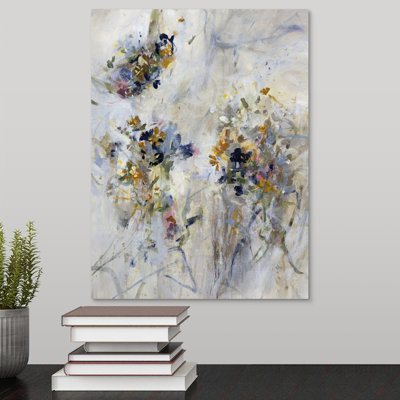 « blended pétales i », peinture sur toile