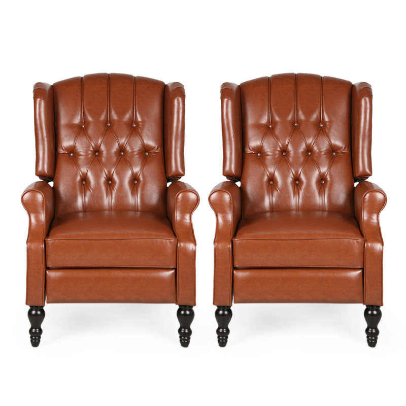 Faux Leather Recliner