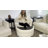 Achorn Upholstered Slipcovered Swivel Barrel Chair with Ottoman-101921900