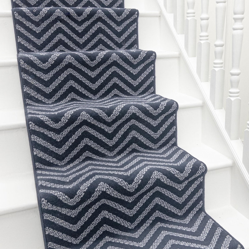 Stair Runner Striped Area Rug, Runner 60 x 450 cm