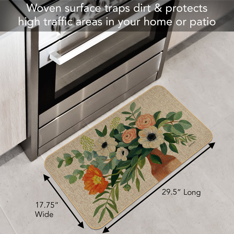 Tapis d'intérieur / extérieur Fresh Poppies