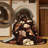 Washable Chocolate ice cream Desserts Area Rug-1478501999