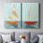 Small Sail I-Premium Gallery Wrapped Canvas -Ready to Hang