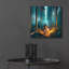  'Explorer' by Rey Klimt Acrylic Glass Wall Art, 12" x 12"