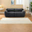 Canapé modulaire ergonomique, tissu moelleux, canapé gris foncé