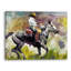 « cowboy ii », reproduction de peinture à l’huile sur toile tendue