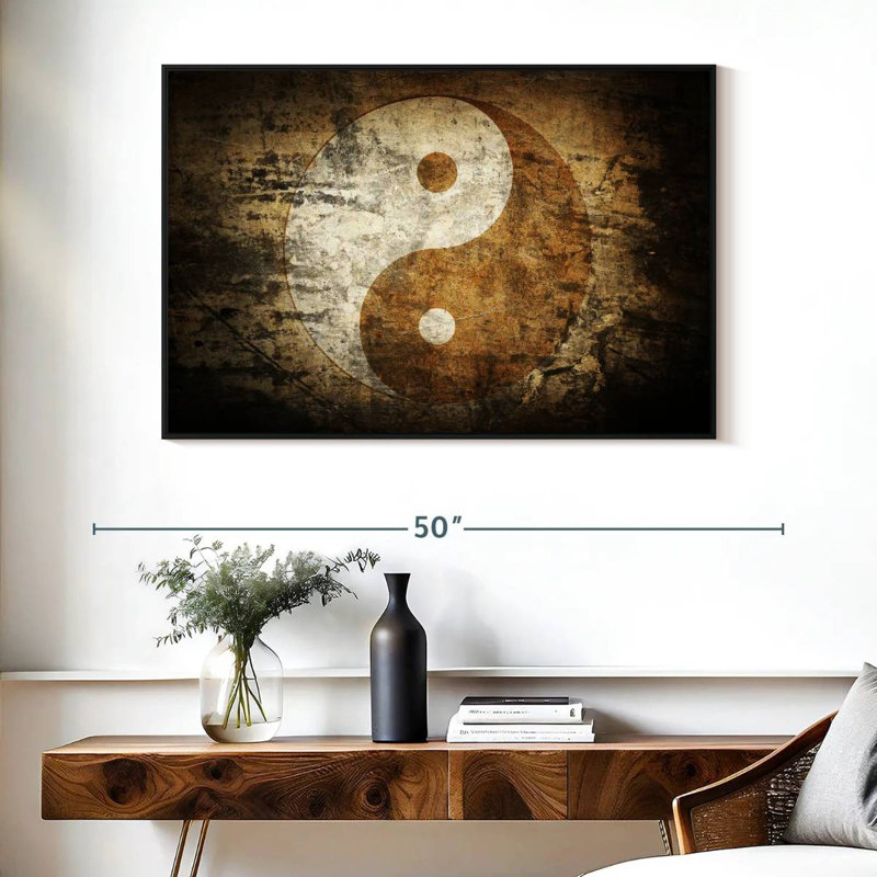Adella Yin et Yang, H 27 po x l 40 po
