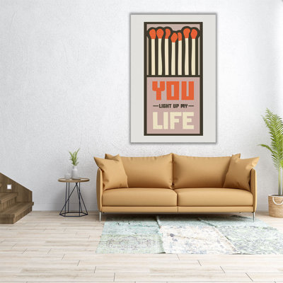 «You Light Up My Life», reproduction d'art sur toile