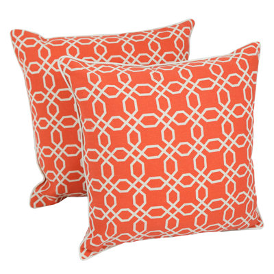  Lattice Throw Pillow
