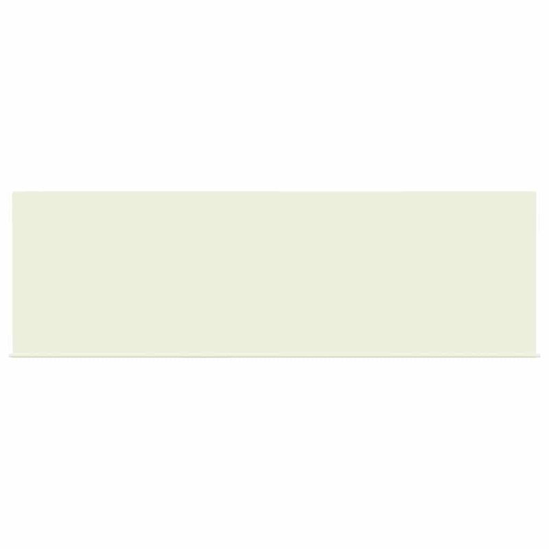 Brayden Studio 400cm W x 200cm D Polyester Cover Retractable Door / Window Awning, Cream/White