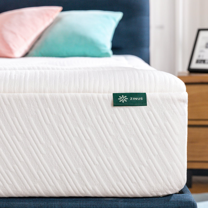 Matelas moelleux en mousse viscoélastique 12 "Zinus, Très grand