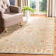 Samuel Oriental Handmade Tufted Wool Gray Blue/Beige Area Rug