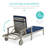 79X26in Acacia Wood Outdoor Chaise Lounge Chair W/ Adjustable Backrest, Table, Wheels-2053684025-2053684026