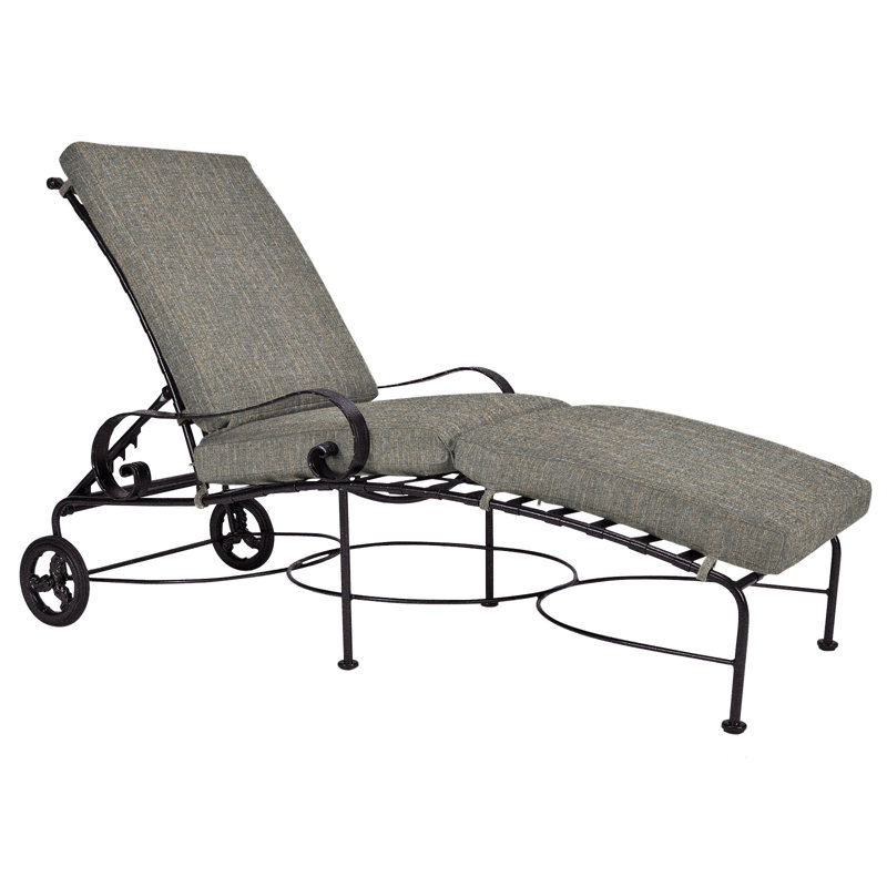 Classico-W Outdoor Chaise Lounge, Sash Denim, Graphite